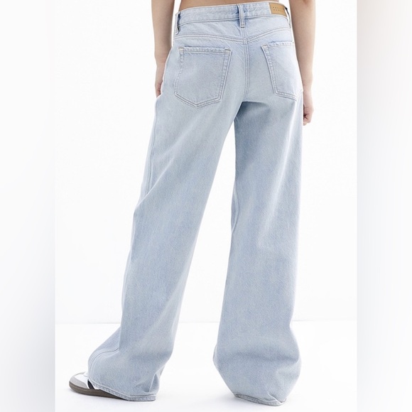 NWT PacSun Casey Low Rise Baggy Jeans In Light Indigo Wash. Size 27. - Picture 5 of 10